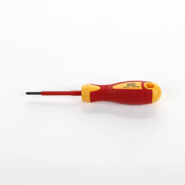 Destornillador boca Pozidriv PZ0x60 mm aislado 1000V ALYCO ORANGE
