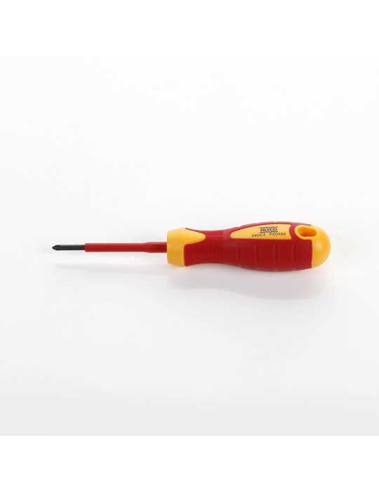 Destornillador boca Pozidriv PZ0x60 mm aislado 1000V ALYCO ORANGE