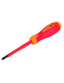 Destornillador boca Pozidriv PZ1x80 mm aislado 1000V ALYCO ORANGE