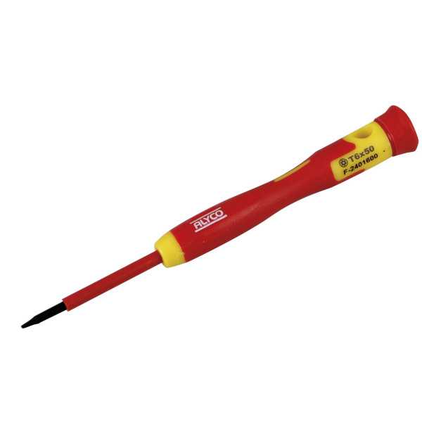 Destornillador de precisión aislado boca Torx T5x50 mm ALYCO