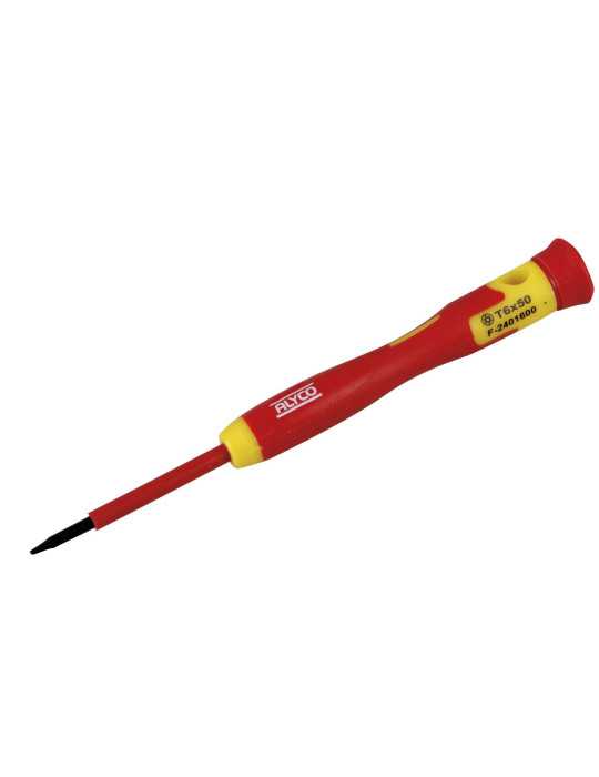 Destornillador de precisión aislado boca Torx T5x50 mm ALYCO