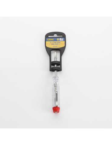 Destornillador tester boca plana 3x140 mm 100-250V ALYCO 2