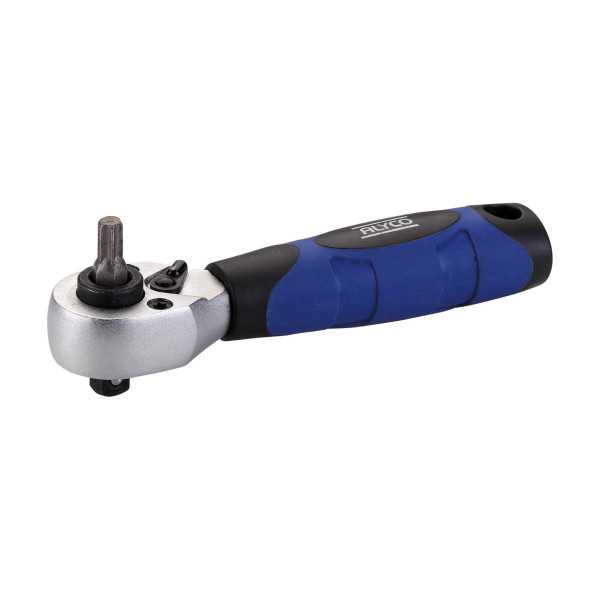 Llave de carraca dual de 1/4" ALYCO