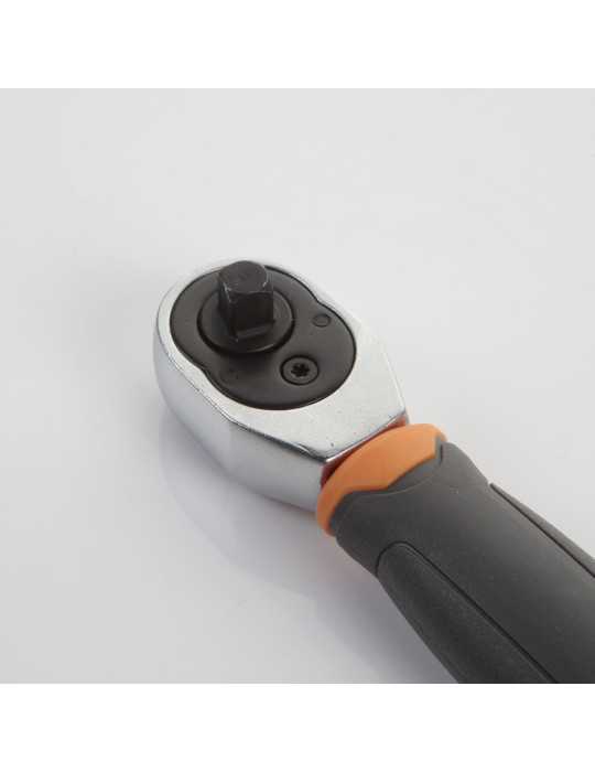 Llave de carraca dual de 1/4" 72 dientes ALYCO ORANGE