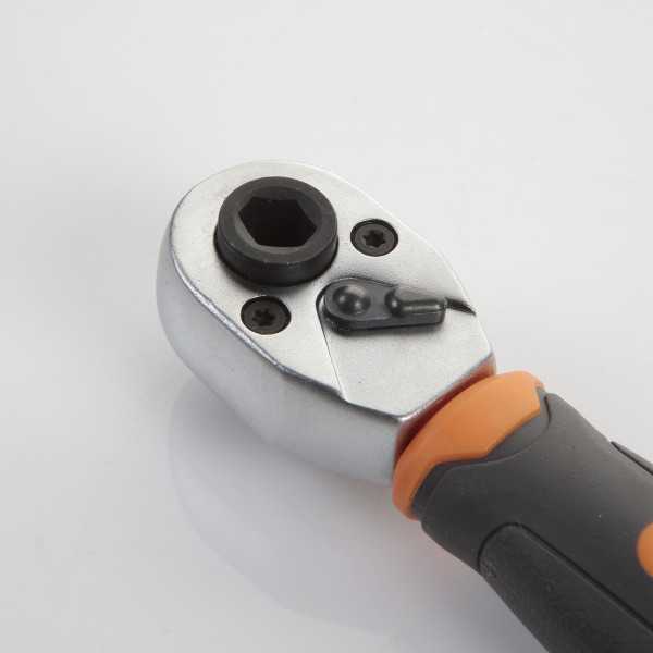 Llave de carraca dual de 1/4" 72 dientes ALYCO ORANGE