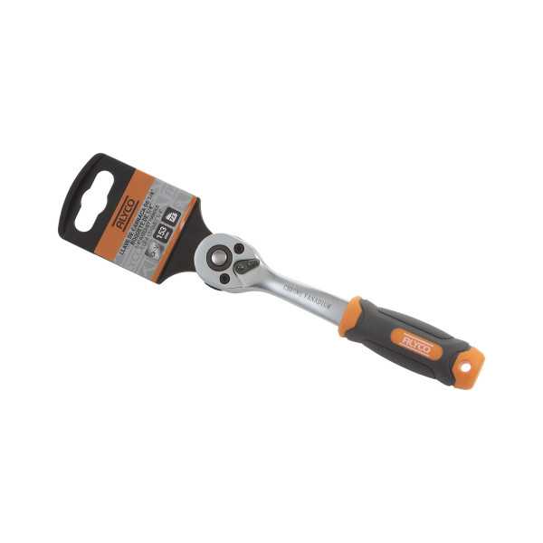 Llave de carraca acodada de 1/4" 72 dientes ALYCO ORANGE