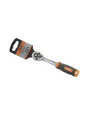 Llave de carraca acodada de 1/4" 72 dientes ALYCO ORANGE