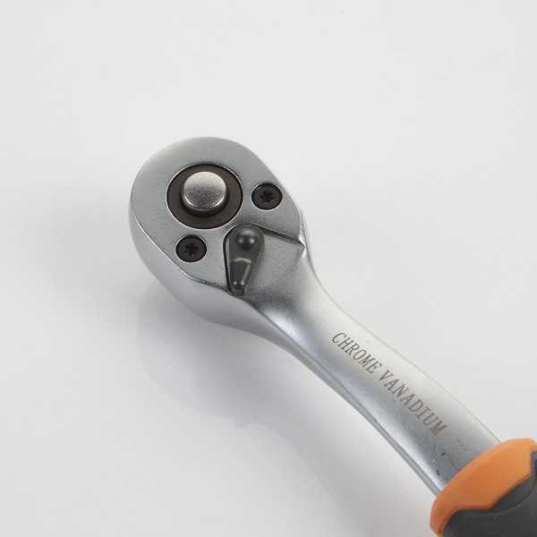 Llave de carraca acodada de 1/4" 72 dientes ALYCO ORANGE