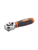 Llave de carraca corta de 1/4" 72 dientes ALYCO ORANGE