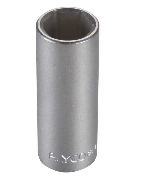 Llave de vaso larga 1/4" 10 mm ALYCO