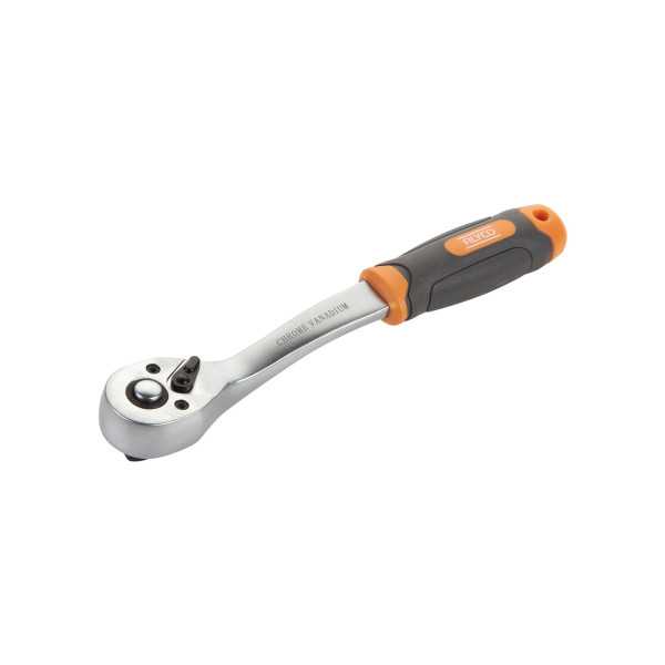 Llave de carraca acodada de 3/8" 72 dientes ALYCO ORANGE