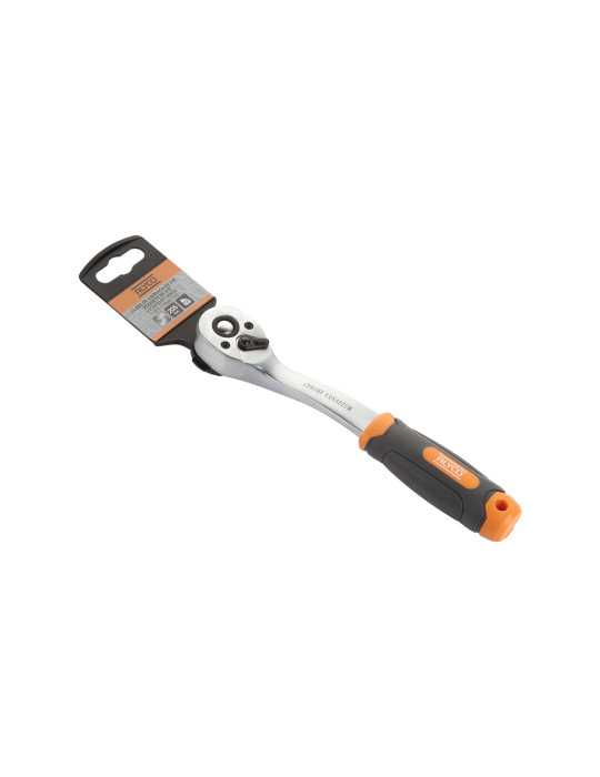 Llave de carraca acodada de 3/8" 72 dientes ALYCO ORANGE