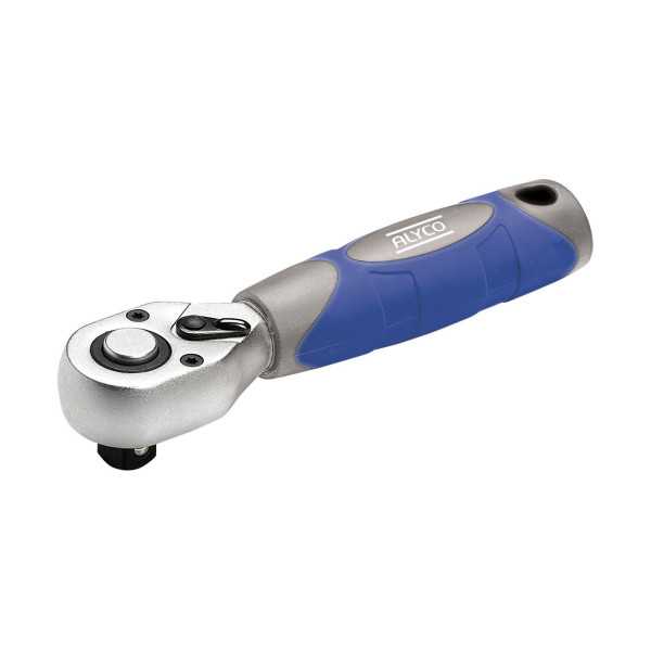 Llave de carraca corta de 1/2" ALYCO