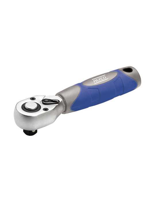 Llave de carraca corta de 1/2" ALYCO