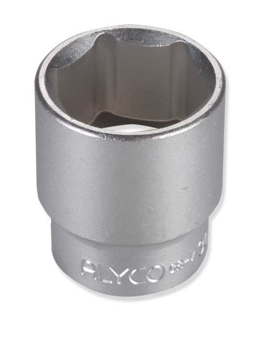 Llave de vaso 1/2" hexagonal 15 mm ALYCO