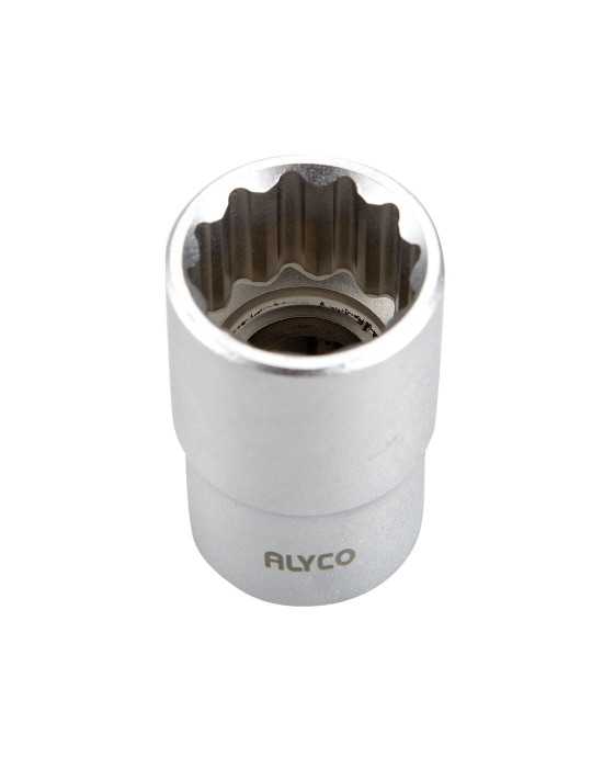 Llave de vaso 1/2" 12 caras 17 mm ALYCO