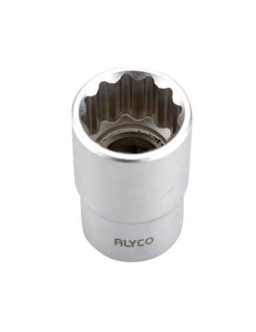 Llave de vaso 1/2" 12 caras 25 mm ALYCO