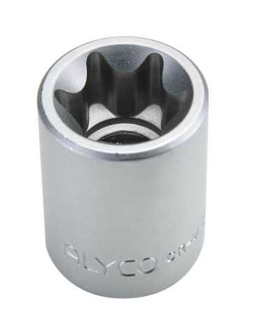 Llave de vaso Torx hembra 1/2" E10 ALYCO