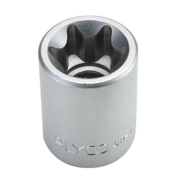 Llave de vaso Torx hembra 1/2" E18 ALYCO