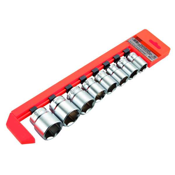 Juego de 8 vasos 1/2" en regleta ALYCO ORANGE
