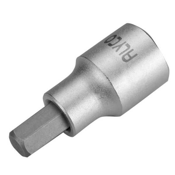 Llave de vaso 1/2" con punta hexagonal 6 mm ALYCO