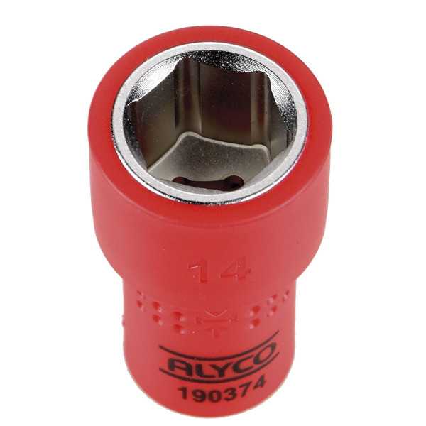 Llave de vaso aislada VDE 1/4" 5 mm ALYCO