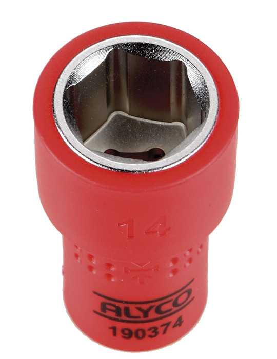 Llave de vaso aislada VDE 1/4" 7 mm ALYCO