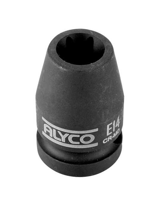 Vaso de impacto 1/2" Torx hembra E16 ALYCO