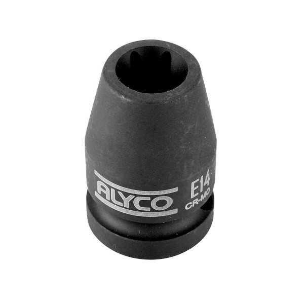 Vaso de impacto 1/2" Torx hembra E20 ALYCO