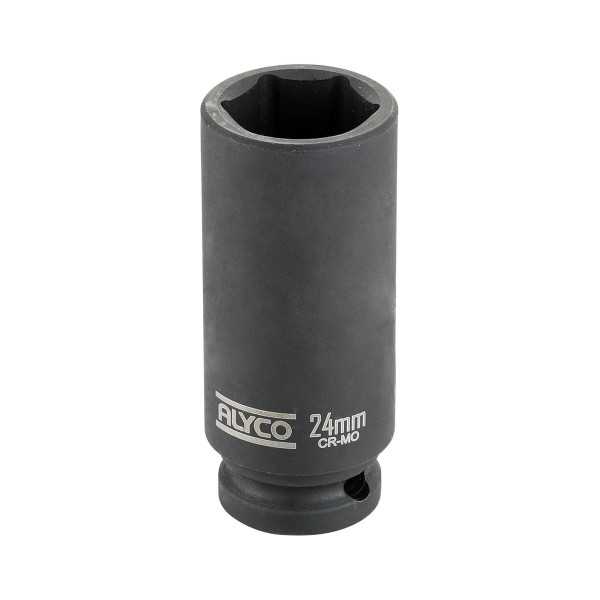 Vaso de impacto largo 1/2" 8 mm ALYCO