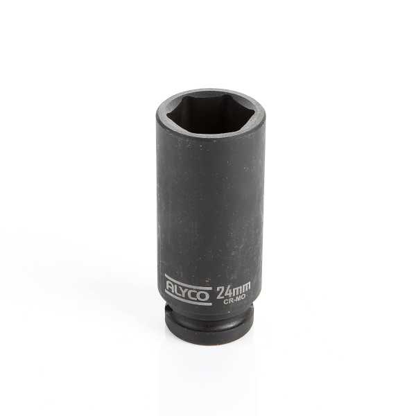 Vaso de impacto largo 1/2" 8 mm ALYCO