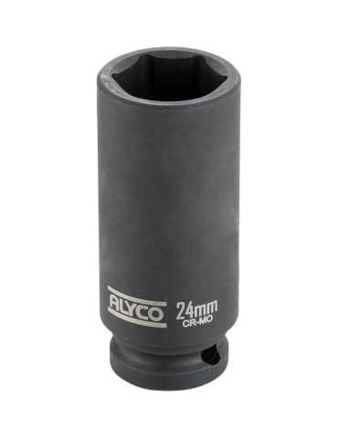 Vaso de impacto largo 1/2" 13 mm ALYCO