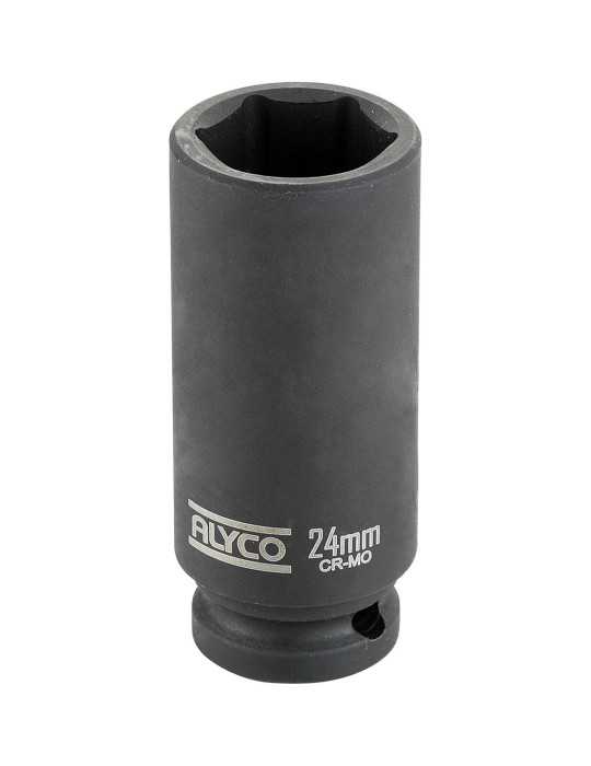 Vaso de impacto largo 1/2" 12 mm ALYCO