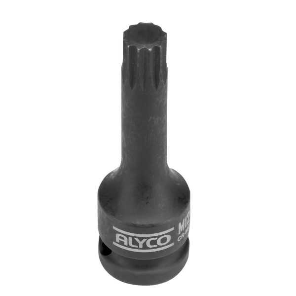 Vaso de impacto 1/2" con punta XZN M16 ALYCO