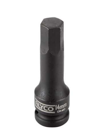 Vaso de impacto 1/2" con punta hexagonal 5 mm ALYCO