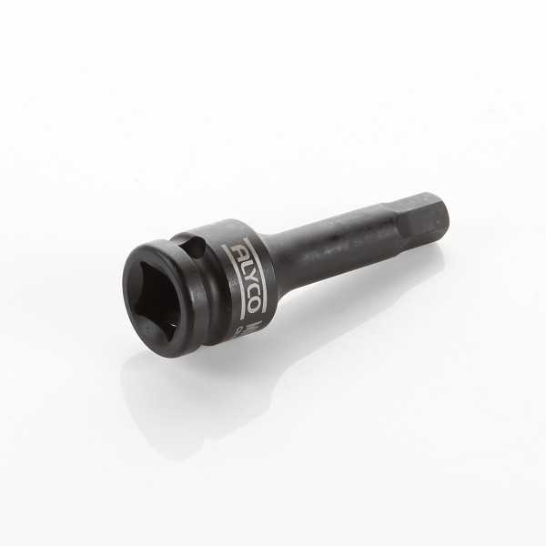 Vaso de impacto 1/2" con punta hexagonal 6 mm ALYCO