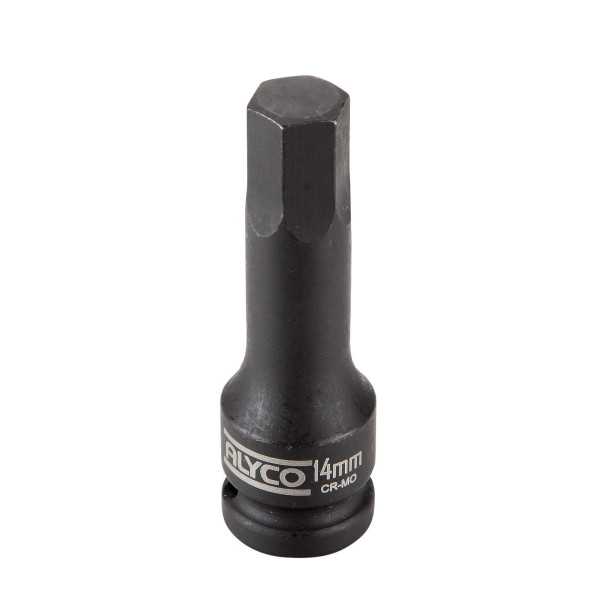 Vaso de impacto 1/2" con punta hexagonal 12 mm ALYCO