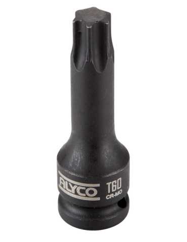 Vaso de impacto 1/2" con punta Torx T40 ALYCO
