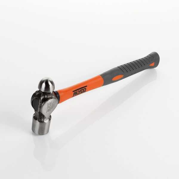 Martillo de bola 450 g mango fibra de vidrio ALYCO ORANGE