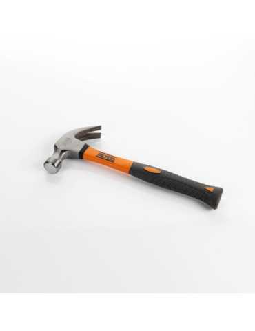 Martillo de uña curva americano 560 g mango fibra de vidrio ALYCO ORANGE 2