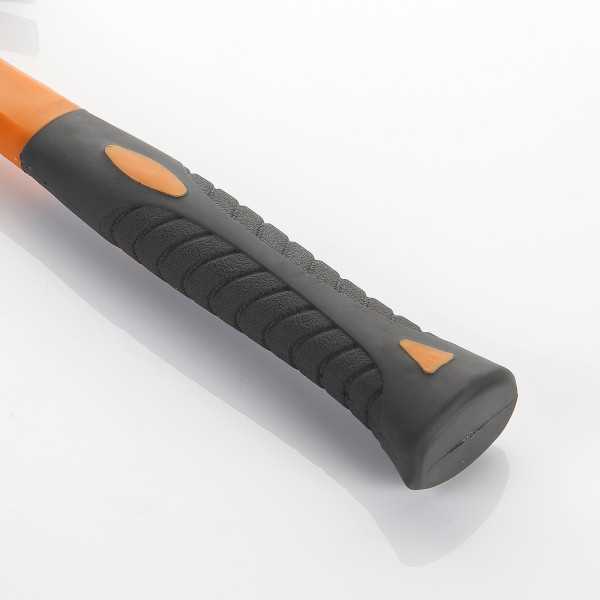 Martillo de uña curva americano 560 g mango fibra de vidrio ALYCO ORANGE