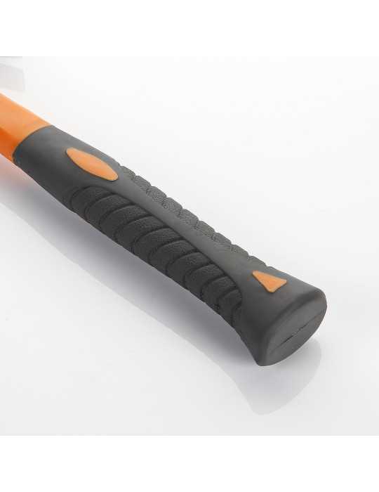 Martillo de uña curva americano 560 g mango fibra de vidrio ALYCO ORANGE