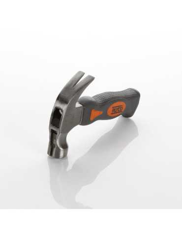 Martillo corto de uña curva americano 220 g mango fibra de vidrio ALYCO ORANGE 2
