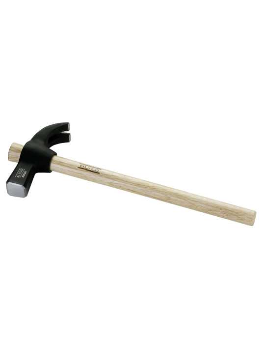 Martillo de uña curva 400 g mango madera ALYCO