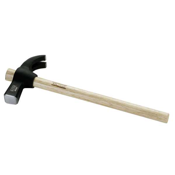 Martillo de uña curva 800 g mango madera ALYCO