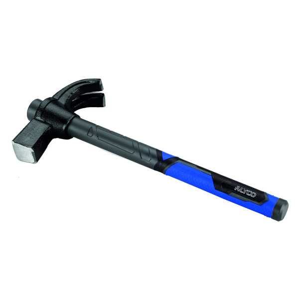 Martillo de uña curva 600 g mango fibra de vidrio ALYCO