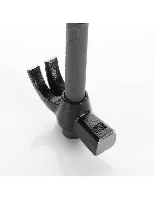 Martillo de uña curva 600 g mango fibra de vidrio ALYCO