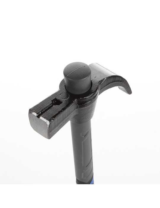 Martillo de uña curva 600 g mango fibra de vidrio ALYCO