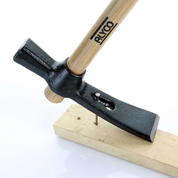 Piqueta de albañil 700 g mango madera ALYCO