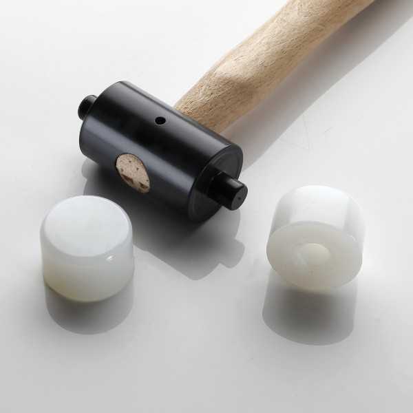Martillo bocas nylon 28 mm mango madera ALYCO